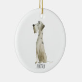 Dalmatische hond keramisch ornament (Rechts)
