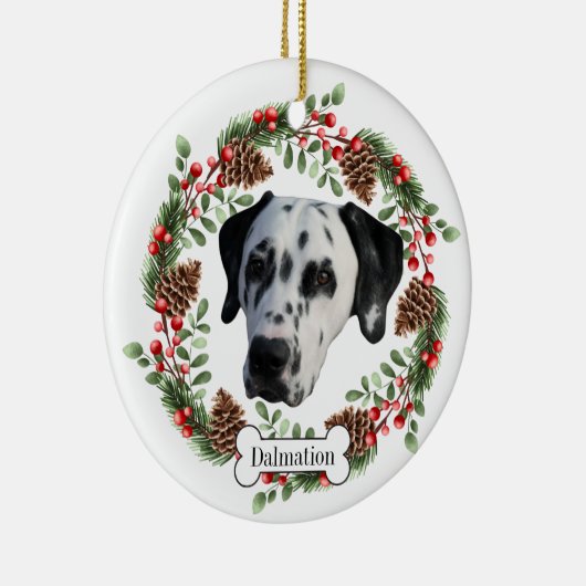 Dalmatische hond keramisch ornament (Rechts)