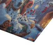 Dalmatische Hond Kerstfeest Snijplank (Hoek)