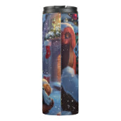 Dalmatische Hond Kerstfeest Thermosbeker (Achterkant)