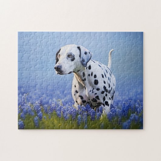 Dalmatische hond legpuzzel (Horizontaal)