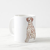 Dalmatische hond Magic Koffiemok (Voorkant links)