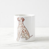 Dalmatische hond Magic Koffiemok (Center)