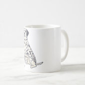 Dalmatische hond Magic Koffiemok (Voorkant rechts)