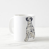Dalmatische hond Magic Koffiemok (Voorkant links)