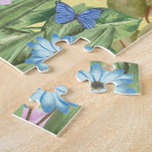 Dalmatische Hond met Bloemen Lente Legpuzzel (Zijkant)