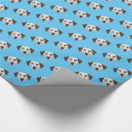 Dalmatische hond met bruine poot cadeaupapier