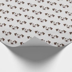 Dalmatische hond met bruine poot cadeaupapier