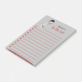 Dalmatische hond met Pet schilderij Post-it® Notes (Schuin)