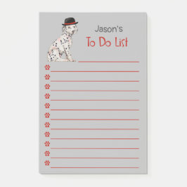 Dalmatische hond met Pet schilderij Post-it® Notes