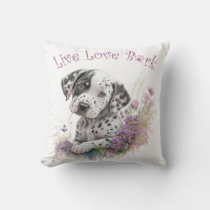 Dalmatische Hond Moeder Bloemstuk Kussen