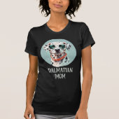 Dalmatische Hond Moeder Zonnebril T-shirt (Voorkant)
