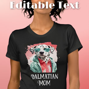 Dalmatische Hond Moeder Zonnebril T-shirt