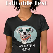 Dalmatische Hond Moeder Zonnebril T-shirt