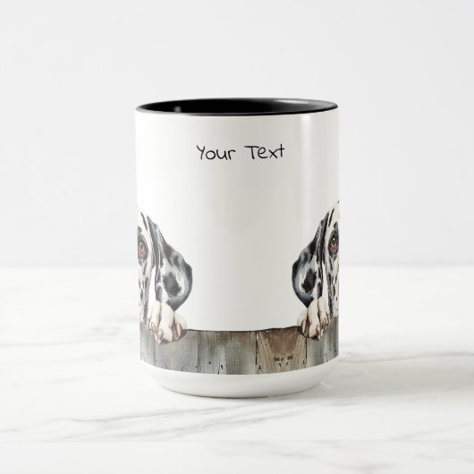 Dalmatische Hond Mok (Midden)