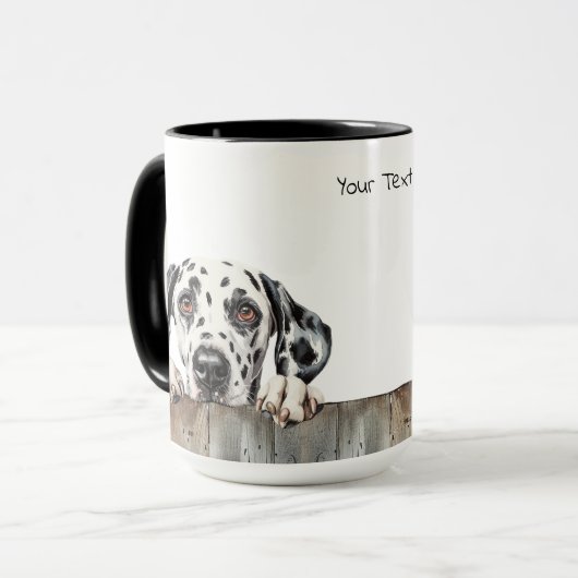 Dalmatische Hond Mok (Voorkant links)