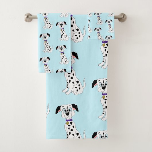 Dalmatische hond ontwerp bad handdoek (Insitu)