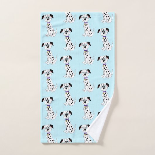 Dalmatische hond ontwerp bad handdoek (Handdoek)