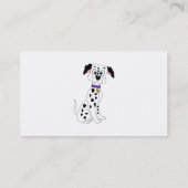 Dalmatische hond ontwerp boarden kennels visitekaartje (Achterkant)