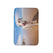 Dalmatische hond op strand badmat (Voorkant Verticaal)