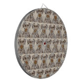 Dalmatische Hond Patroon Dartbord (Voorkant Links)