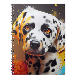 Dalmatische Hond Pet Leuke Schattige Dierenmetgeze Notitieboek