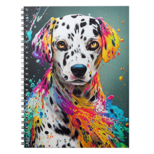 Dalmatische Hond Pet Leuke Schattige Dierenmetgeze Notitieboek
