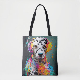 Dalmatische Hond Pet Leuke Schattige Dierenmetgeze Tote Bag
