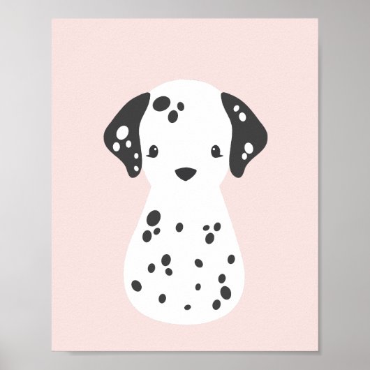 Dalmatische Hond Poster voor Baby Kwekerij & Kinde (Voorkant)