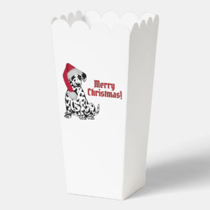 Dalmatische Hond Rood Kous Pet Vrolijk Kerstfeest Bedankdoosjes