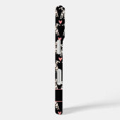 Dalmatische Hond Roze Harten Patroon Naam Case-Mate iPhone Case (Achterkant / Rechts)