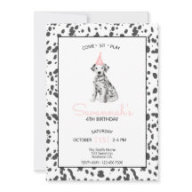 Dalmatische Hond Roze Kom Zit Blijf