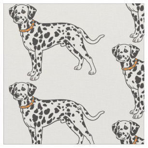 Dalmatische hond stof