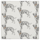 Dalmatische hond stof (Swatch)