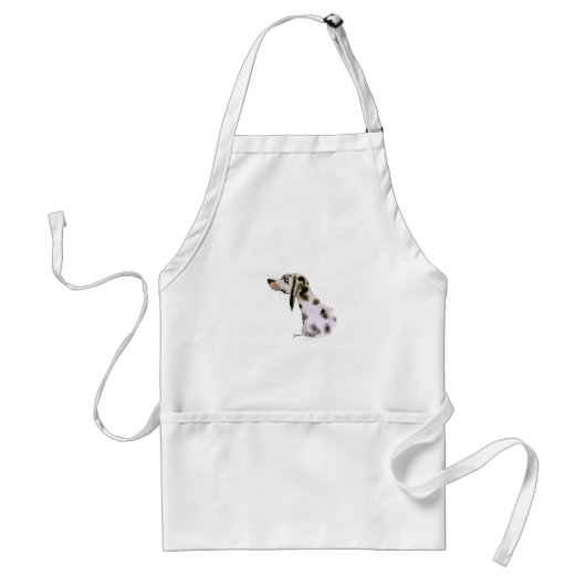 dalmatische hond, tony fernandes standaard schort (Voorkant)