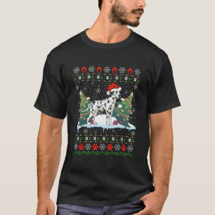 Dalmatische Hond Xmas Gift Lelijke Dalmatische Ker T-shirt