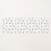 Dalmatische hond yoga yogamat (Voorkant (horizontaal))