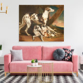 Dalmatische Honden (door James Ward) Canvas Afdruk (Insitu (Woonkamer))