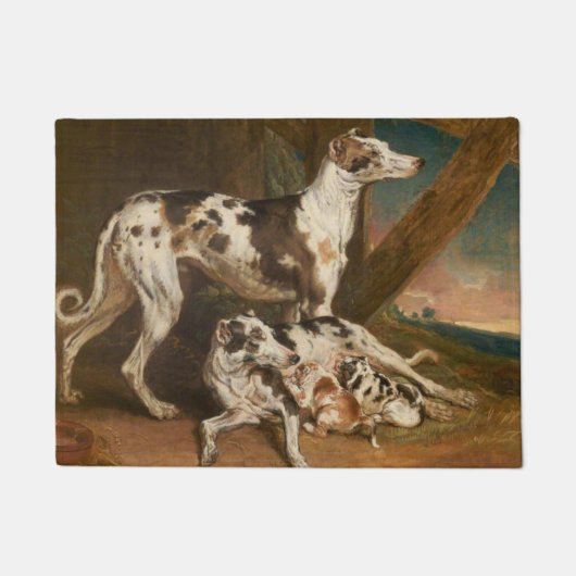 Dalmatische Honden (door James Ward) Deurmat (Voorkant)