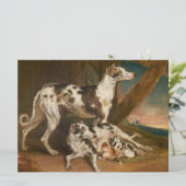 Dalmatische Honden (door James Ward) Kaart (Staand voorkant)