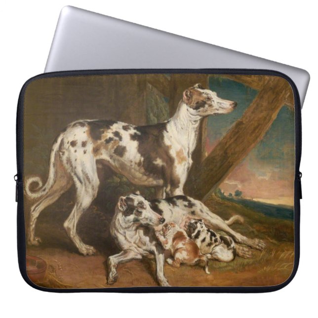Dalmatische Honden (door James Ward) Laptop Sleeve (Voorkant)