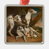Dalmatische Honden (door James Ward) Metalen Ornament (Voorkant)