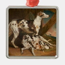 Dalmatische Honden (door James Ward) Metalen Ornament