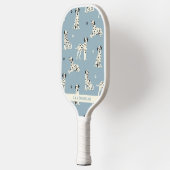 Dalmatische honden houden van aangepaste naam pickleball paddle (Links)