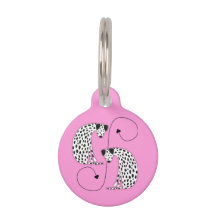 Dalmatische honden Identificatieplaatje