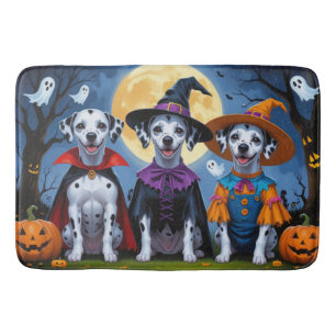Dalmatische Honden Pompoen Halloween Grappig Badmat