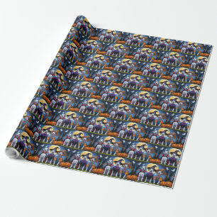 Dalmatische Honden Pompoen Halloween Grappig Cadeaupapier