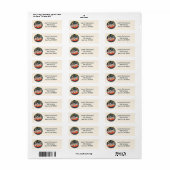 Dalmatische Honden Zomer Ananas Zwembad Float Etiket (Full Sheet)
