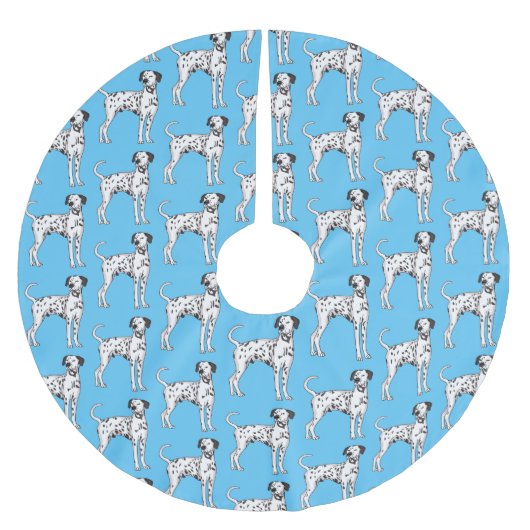 Dalmatische hondencartoon kerstboom rok (Voorkant)