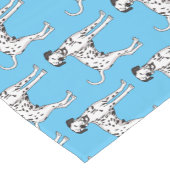 Dalmatische hondencartoon korte tafelloper (Hoek)